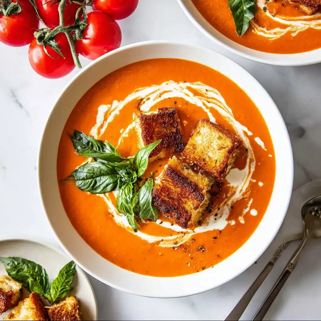 Easy Roasted Tomato Soup Recipe