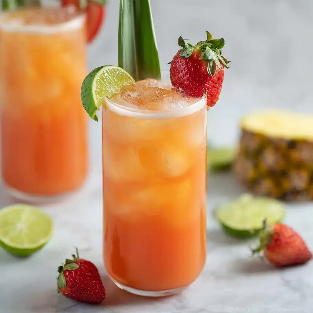 Pineapple Strawberry Agua Fresca Recipe - Recipe Image