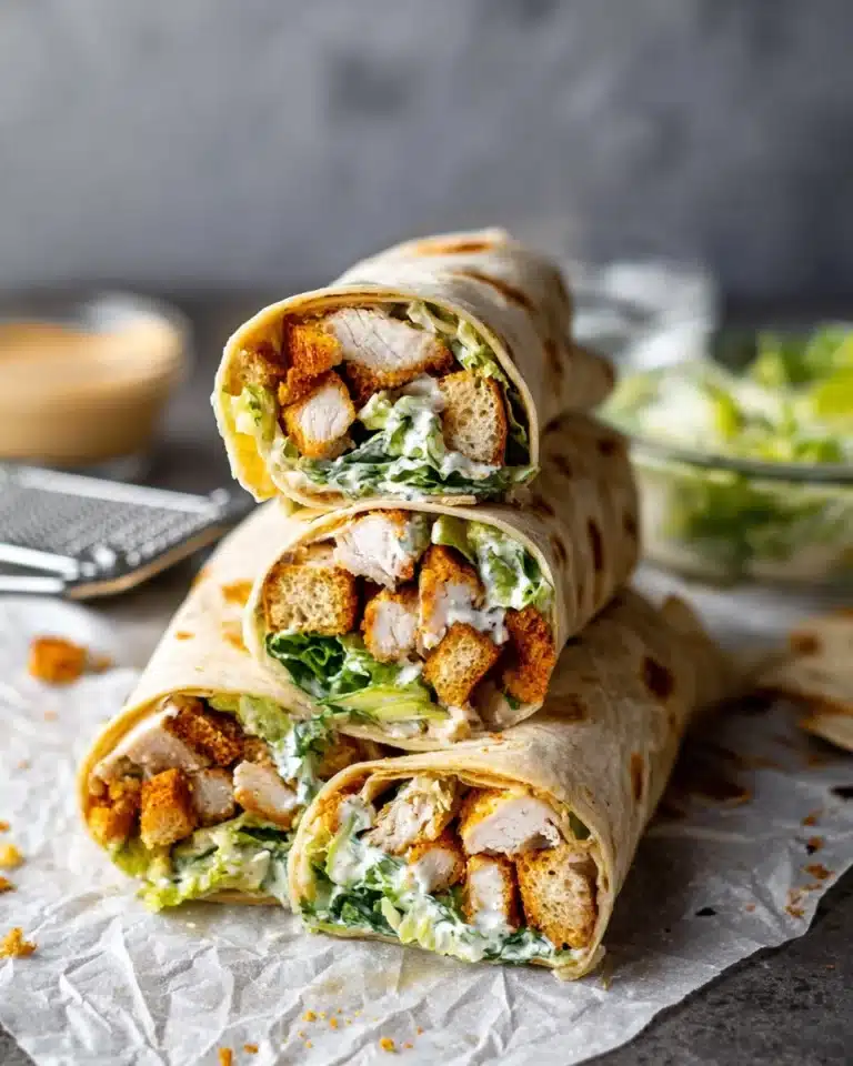 Chicken Caesar Wraps Recipe