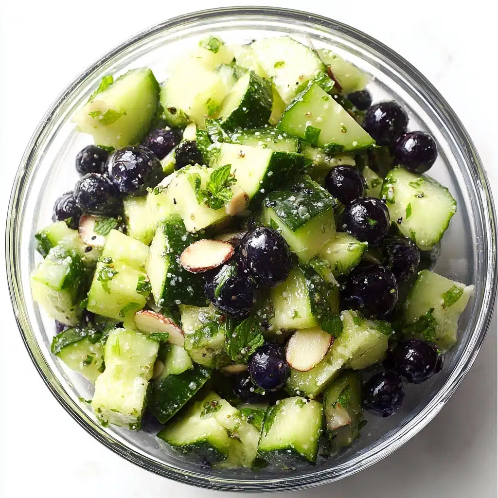 Cucumber Blueberry Salad Recipe 4 Cucumber Blueberry Salad Recipe - Recipe Image