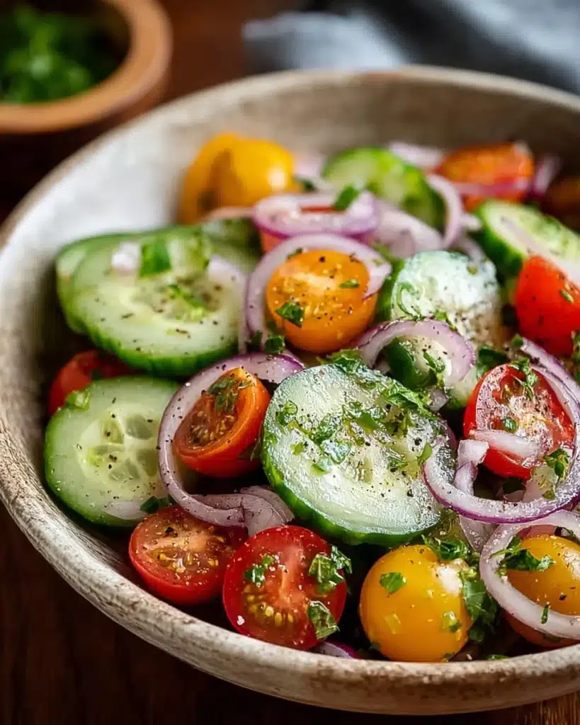 Cucumber Tomato Salad Recipe
