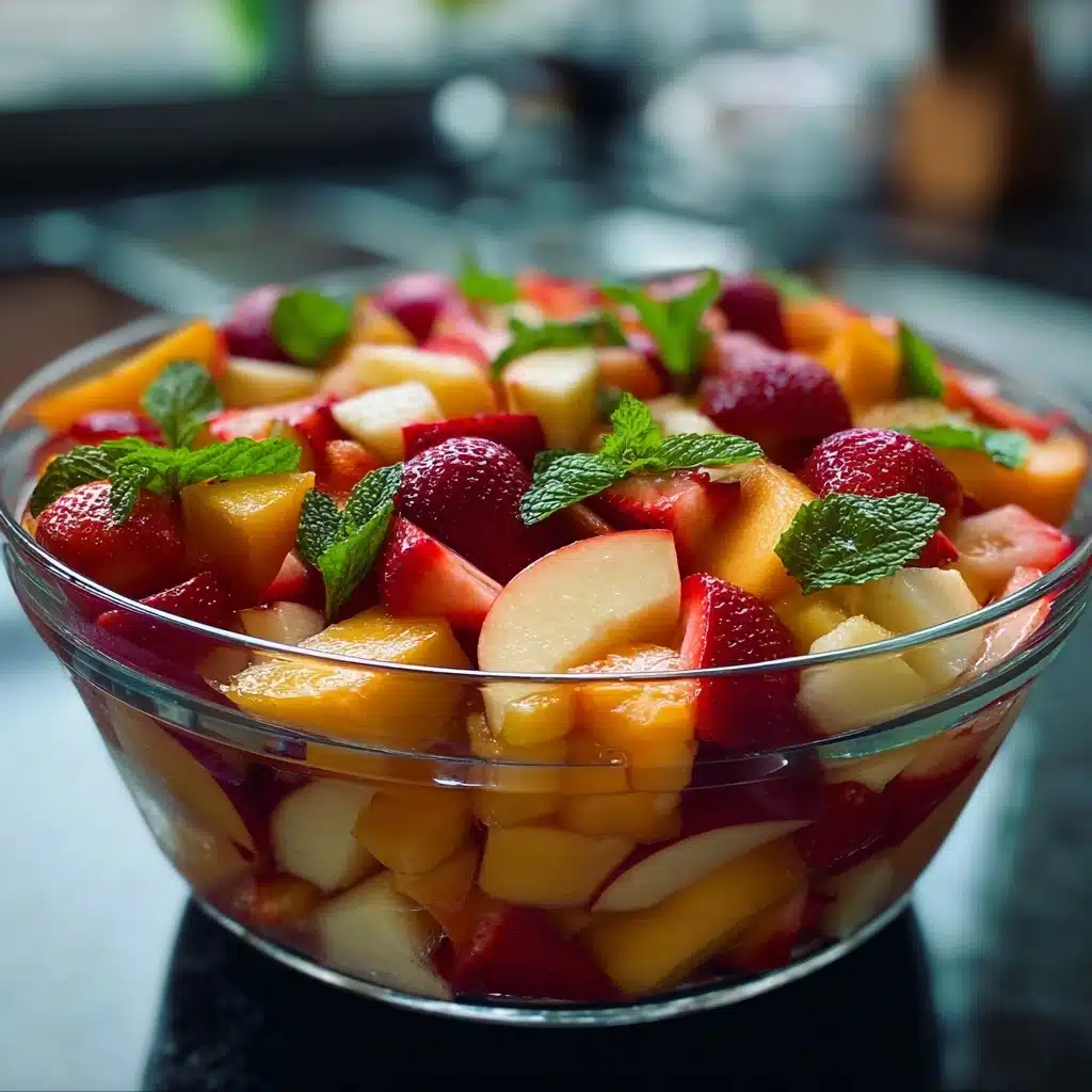 Summer Peach Fruit Salad Recipe - Recipe Image