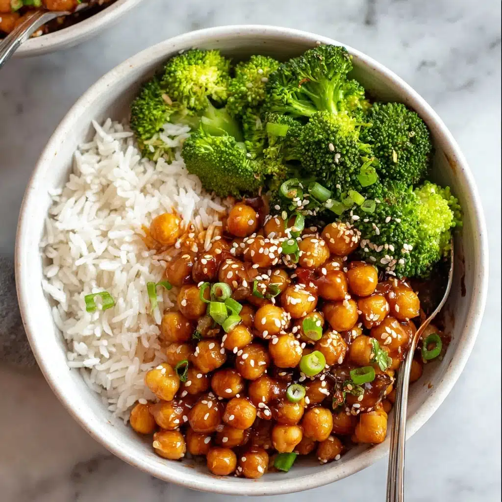 Vegan Sticky Sesame Chickpeas Recipe 5 Vegan Sticky Sesame Chickpeas Recipe - Recipe Image