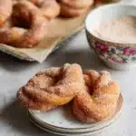 Cinnamon Sugar Twist Doughnuts Recipe