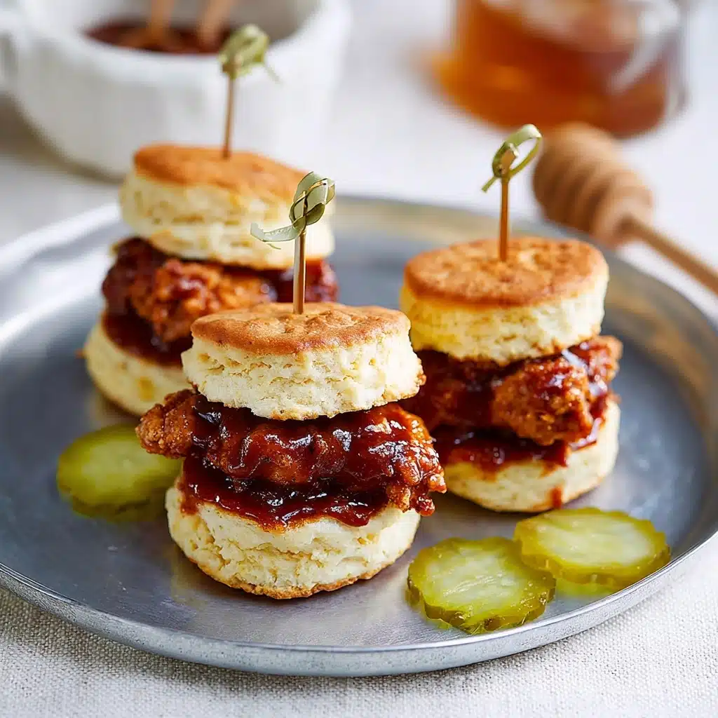 Hot Honey Chicken Biscuits Recipe - Recipe Image