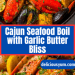 Cajun Seafood Boil with Garlic Butter Sauce Recipe