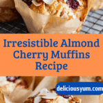 Almond Cherry Muffins Recipe