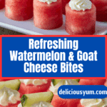 Watermelon and Goat Cheese Appetizer Recipe