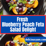 Blueberry Peach Feta Salad Recipe