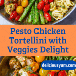 Pesto Chicken Tortellini and Veggies Recipe