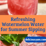 Watermelon Water Recipe