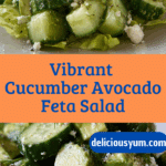 Cucumber Avocado Feta Salad Recipe