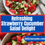 20-Minute Strawberry Cucumber Salad Recipe