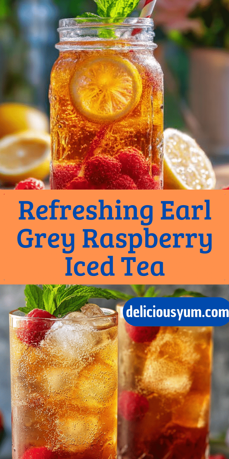 Grey Raspberry Earl Grey Raspberry Iced Tea Recipe: Refreshing Summer Drink