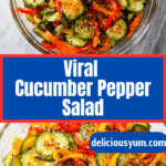 Viral Cucumber Pepper Salad Recipe