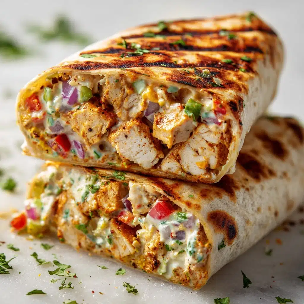 Chipotle Ranch Grilled Chicken Burrito Recipe - Recipe Image