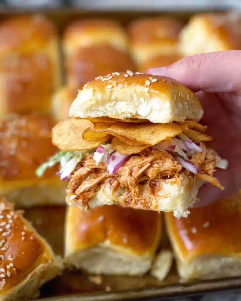 Crunchy BBQ Chicken Sliders Recipe