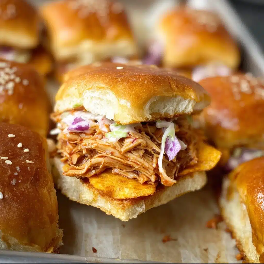 Crunchy BBQ Chicken Sliders Recipe - Recipe Image