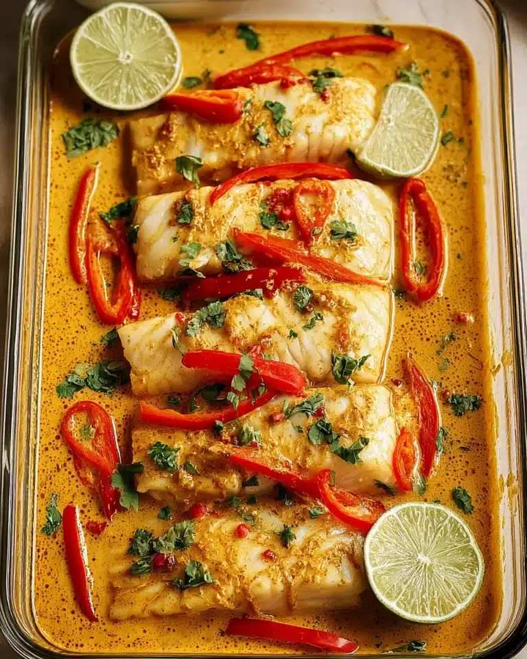 Coconut Curry Baked Cod Recipe