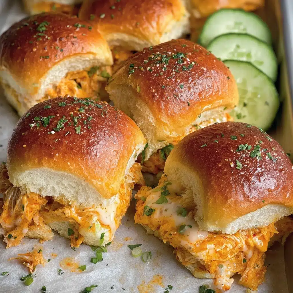 Spicy Buffalo Chicken Sliders Recipe - Recipe Image