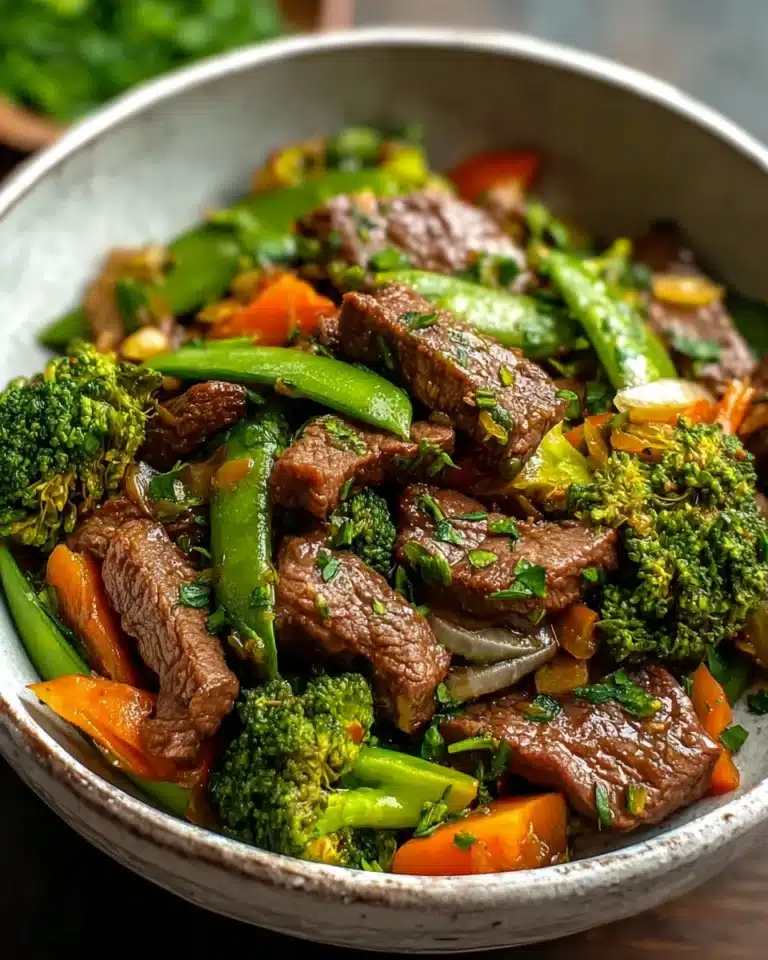 Beef Stir Fry with Vegetables (30-Minutes) Recipe