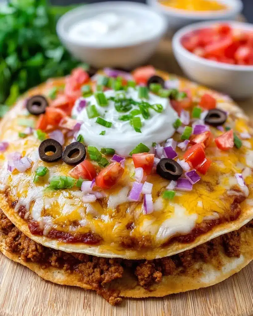 Mexican Pizza (Taco Bell Copycat) Recipe
