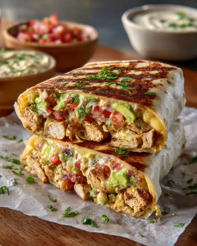 Chipotle Ranch Grilled Chicken Burrito Recipe