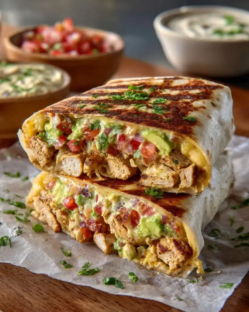 Chipotle Ranch Grilled Chicken Burrito Recipe