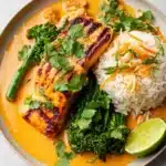 Baked Cod in Coconut Lemon Cream Sauce Recipe