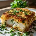 Garlic Parmesan Crusted Halibut: 15-Minute Baked Perfection Recipe