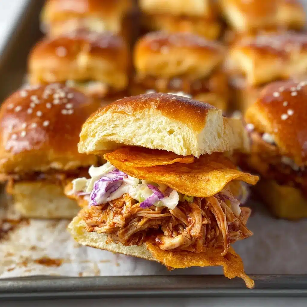 Crunchy BBQ Chicken Sliders Recipe - Recipe Image