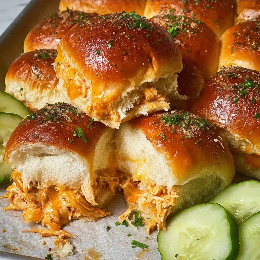 Spicy Buffalo Chicken Sliders Recipe - Recipe Image