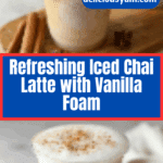 Iced Chai Tea Latte with Vanilla Sweet Cream Cold Foam Recipe