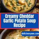 Hearty Cheddar Garlic Herb Potato Soup Recipe
