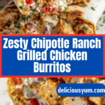 Chipotle Ranch Grilled Chicken Burrito Recipe