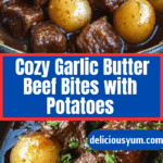 Garlic Butter Beef Bites with Potatoes Recipe