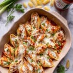 Buffalo Chicken Stuffed Shells Recipe