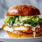 Crispy Chicken Caesar Sandwich Recipe