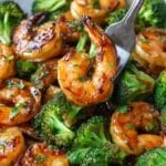 Honey Garlic Butter Shrimp and Broccoli Recipe