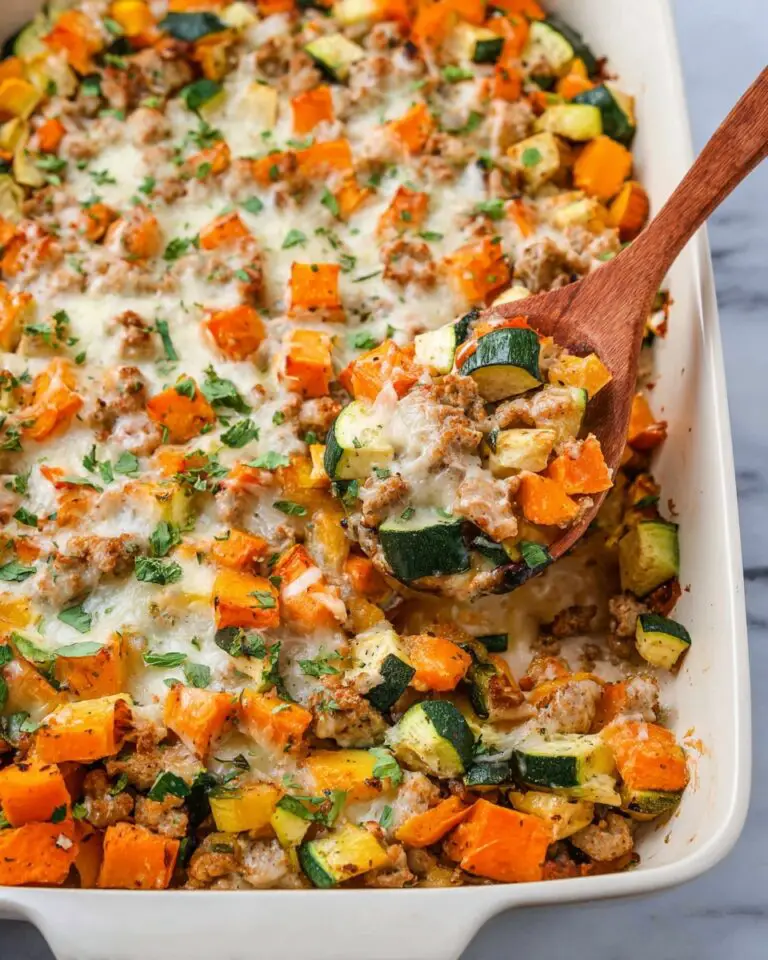 Ground Turkey Sweet Potato Bake Recipe
