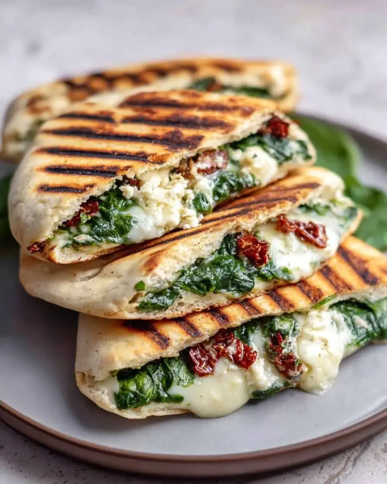 Mozzarella and Feta Pita Grilled Cheese Recipe