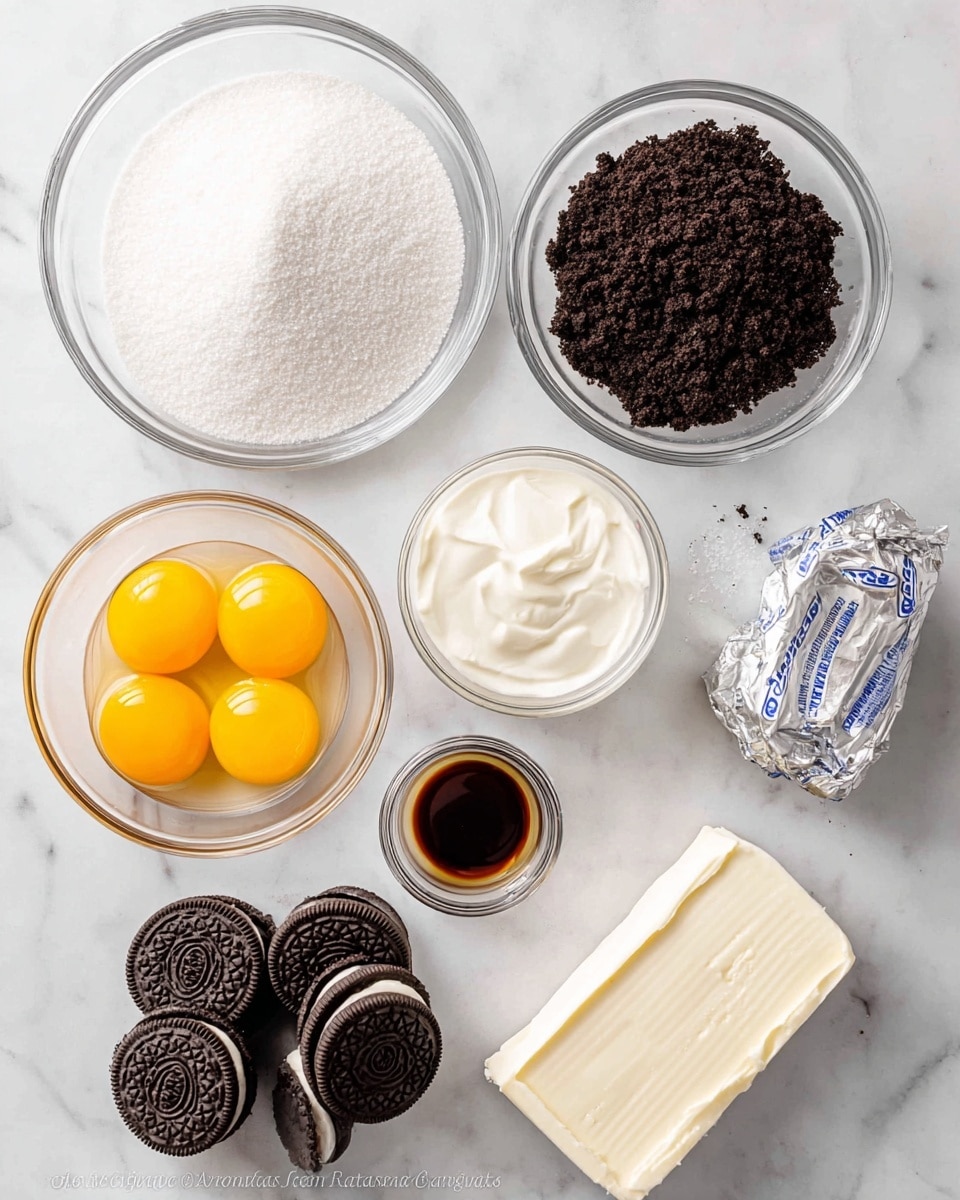 Two white plates on a white marbled surface each hold a group of small cupcake-like treats arranged in a circle. On the left plate, each treat has a base with a light golden crust, topped with a smooth, shiny dark chocolate layer. On the right plate, the same treats show an added top layer of white whipped cream piped in flower shapes, sitting on the dark chocolate, creating a contrast of dark and light layers. The plates are simple and clean, highlighting the colors and textures of the treats. Photo taken with an iphone --ar 4:5 --v 7