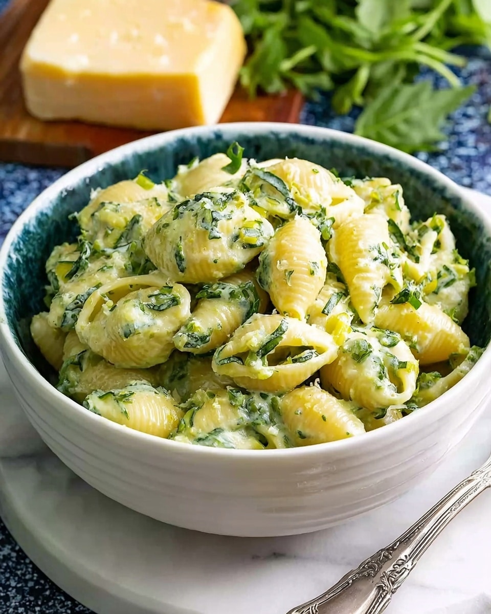 Italian Zucchini Herb Pasta with Cream and Romano Cheese Recipe