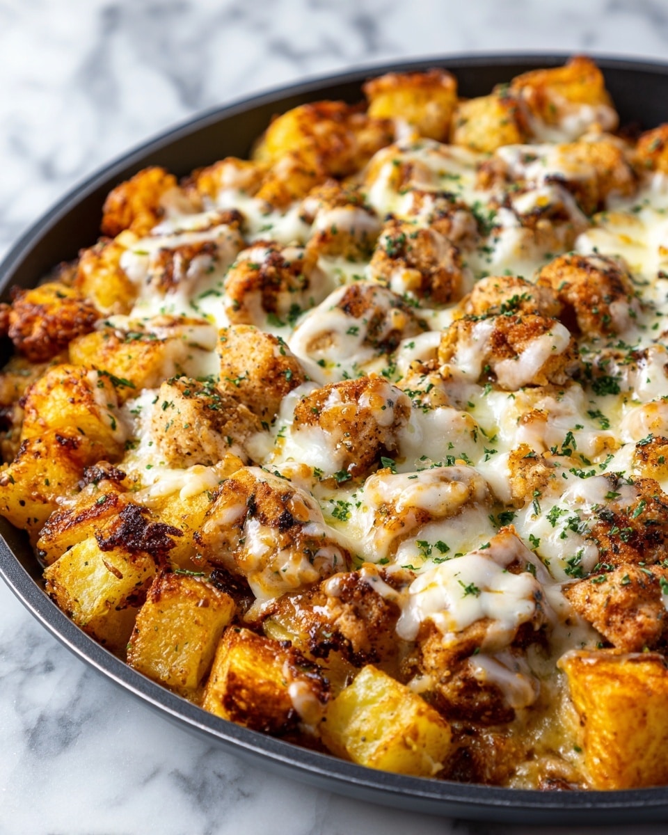 Garlic Parmesan Chicken and Potatoes (One-Pan Dinner) Recipe - Recipe Image
