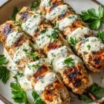 Chicken Kofta with Garlic Yogurt Sauce Recipe