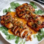 Viral Garlic Miso Chicken Thighs (Air Fryer or Oven) Recipe