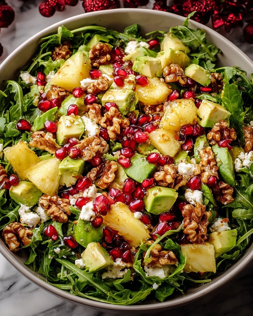 Holiday Salad with Honey Mustard Dressing Recipe - Recipe Image