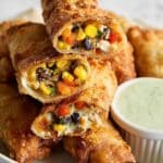 Southwest Chicken Egg Rolls Recipe
