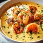 Creamy Seafood Bisque with Crab, Shrimp, and Lobster Recipe