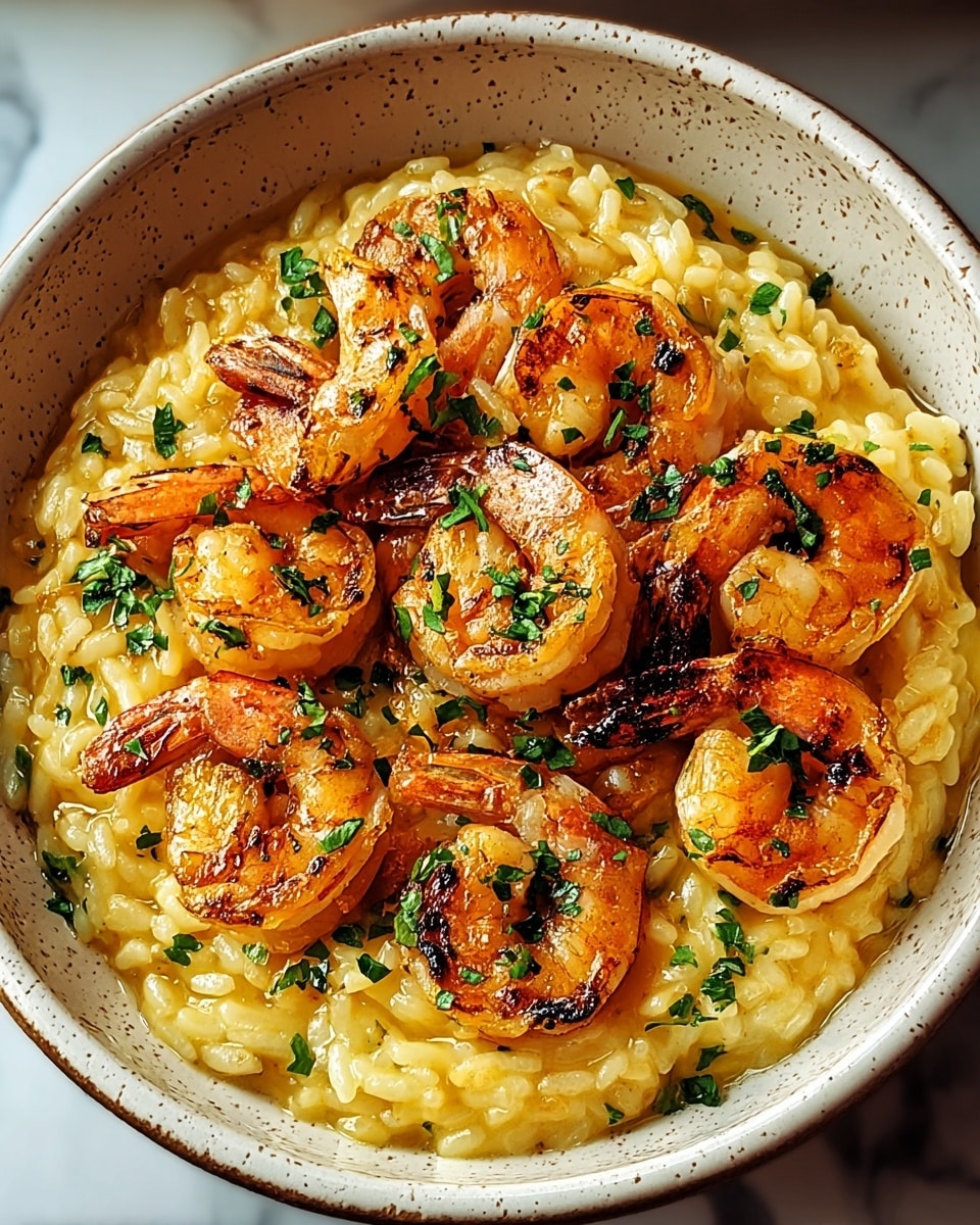 Irresistible Shrimp Orzo in Lemon Garlic Sauce Recipe - Recipe Image